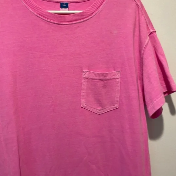 Old Navy T-Shirt Dress Pink Small Tall - Picture 3 of 4